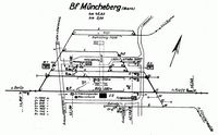 verkürzter Gleisplan 1962